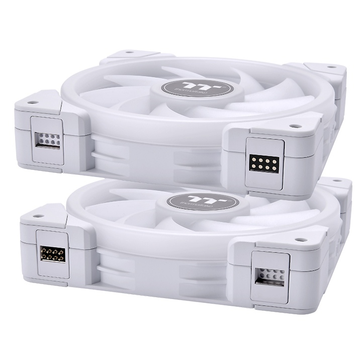 THERMALTAKE 120MM SWAFAN EX12 ARGB Kasa Fanı+Kontrolcü 3'lü set beyaz