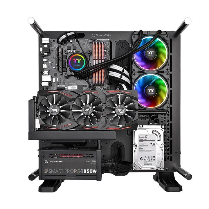 THERMALTAKE 240MM FLOE RIING PLUS CL-W157-PL12SW-A RGB AM4-2066p Sıvı Soğutmalı İşlemci Fanı