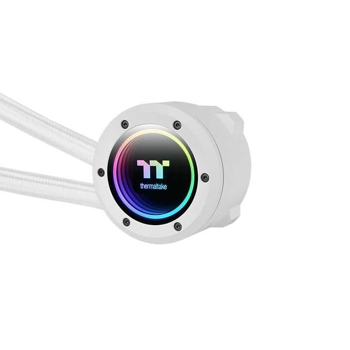 THERMALTAKE 240MM TH240 CL-W364-PL12SW-A ARGB AM5-1851p Sıvı Soğutmalı İşlemci Fanı Beyaz