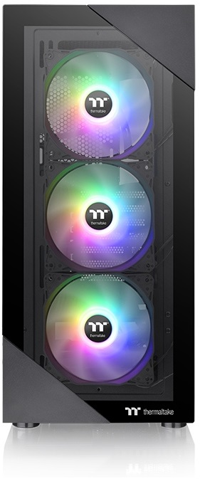THERMALTAKE 650W 80+ View 200 TG CA-3X3-65M1WE-00 4-ARGB Fanlı Gaming Mid-Tower PC Kasası