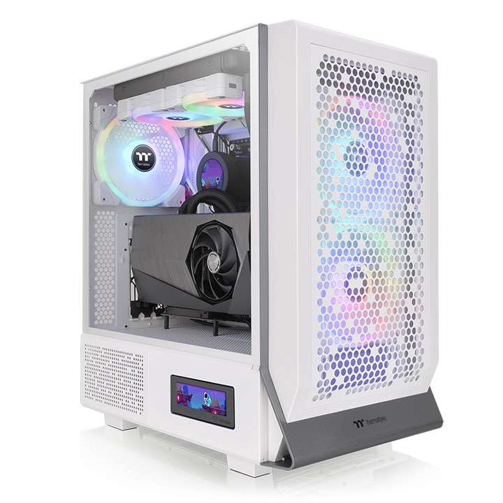 THERMALTAKE CERES 300 TG CA-1Y2-00M6WN-00 3-ARGB Fanlı Gaming Mid-Tower PC Kasas Beyaz