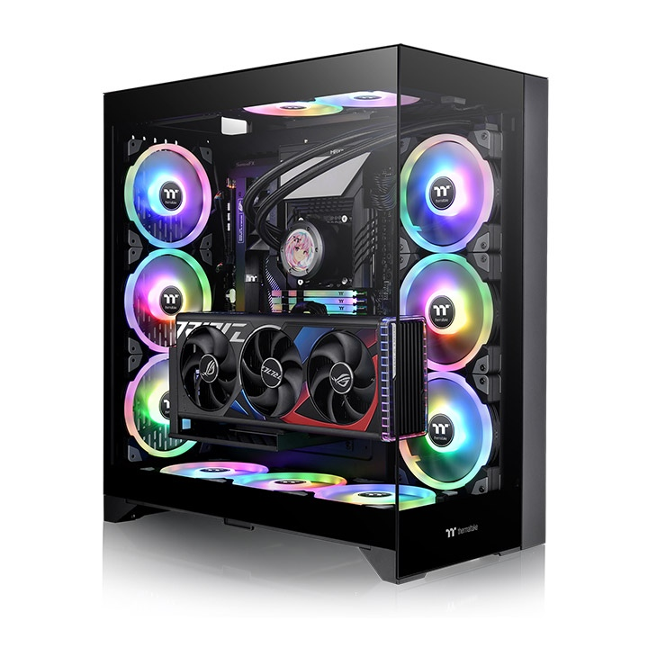 THERMALTAKE CTE E600 TG CA-1Y3-00M1WN-00 PCIe 4.0 Riser Kablolu Gaming Mid-Tower PC Kasası