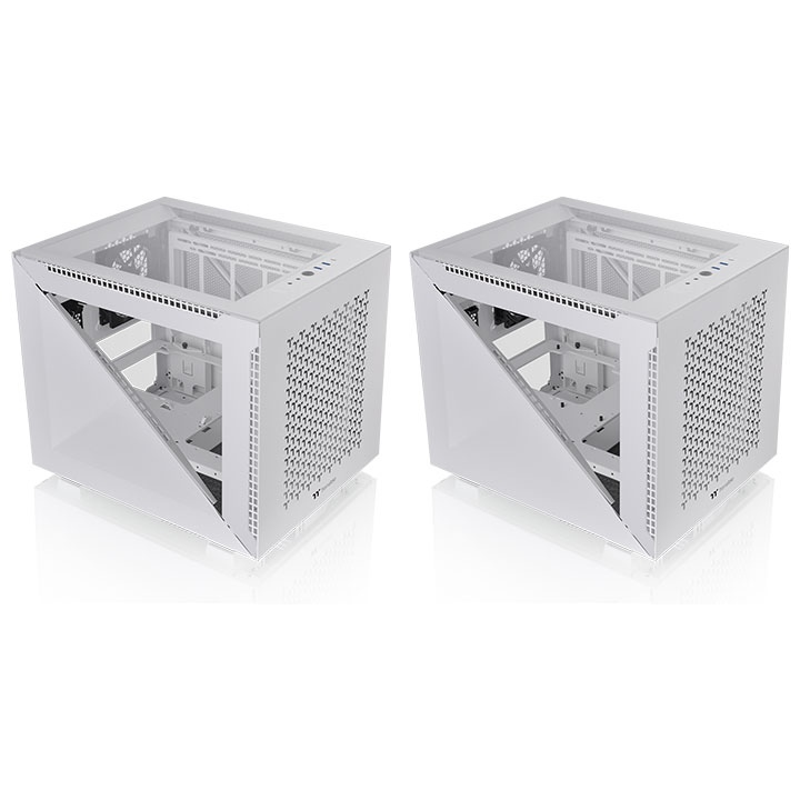 THERMALTAKE DIVIDER 200 TG AIR CA-1V1-00S6WN-01  2-ARGB Fanlı Gamind Micro-Tower PC Kasası Beyaz