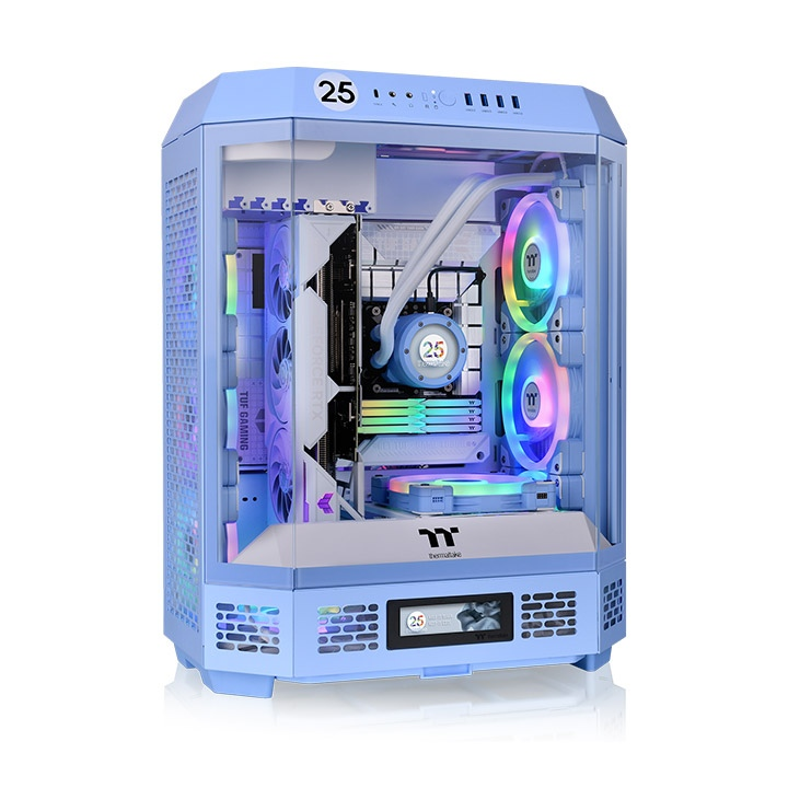 THERMALTAKE THE TOWER 600 HYDRANGEA BLUE TG CA-1Z1-00MFWN-00 Gaming Mid-Tower PC Kasasıı Mavi