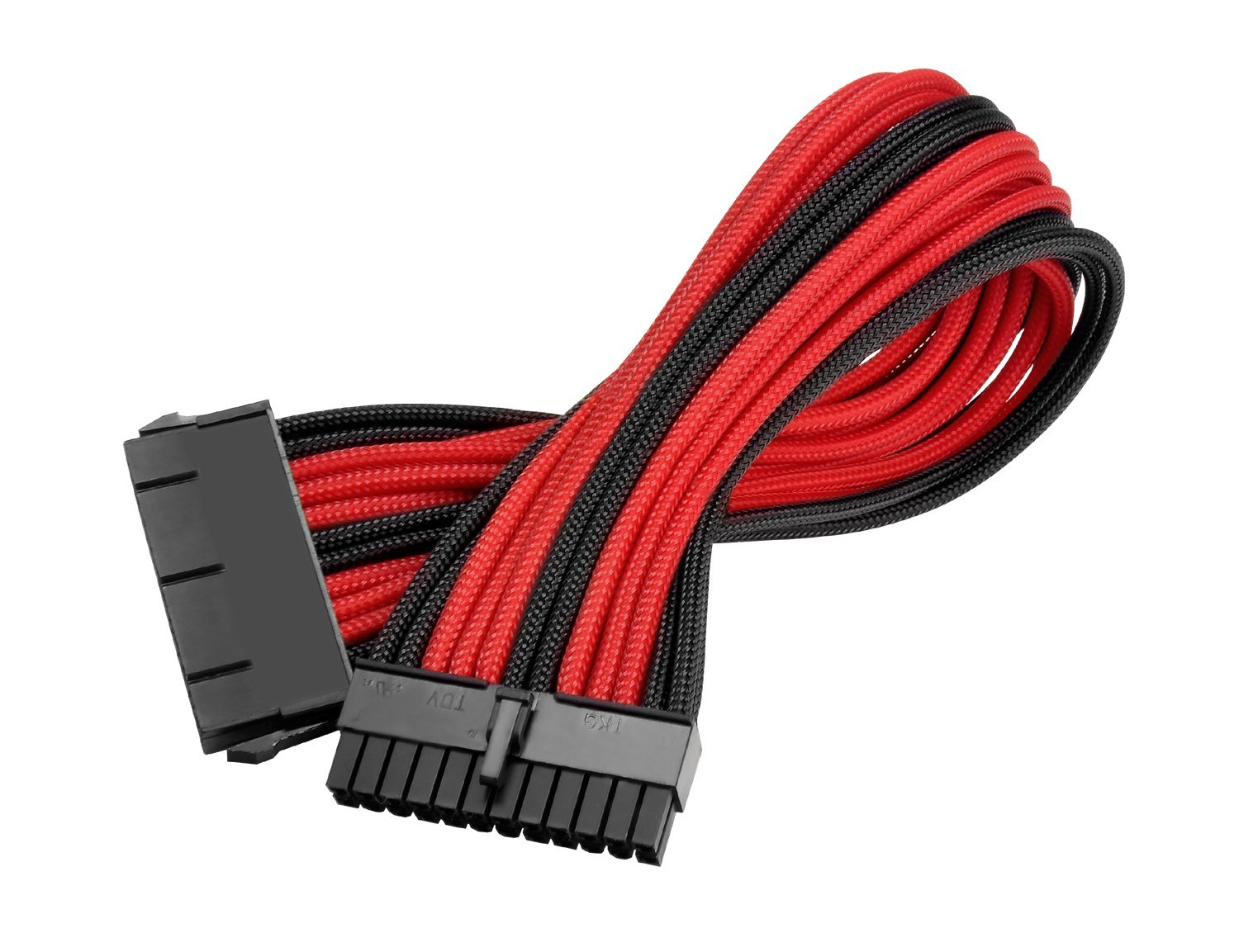 THERMALTAKE TtMod AC-033-CN1NAN-A1 Kırmızı/Siyah Power Supply Sleeved Kablo Seti (16 AWG)