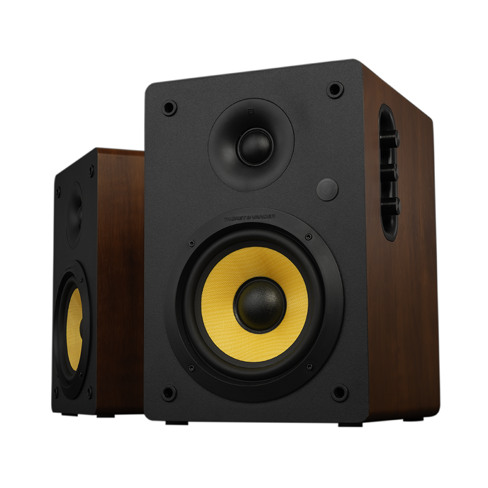 Thonet & Vander KÜRBIS 2.0 72W Cinema Ahşap Speaker - 2.0 Sistem - 72W RMS