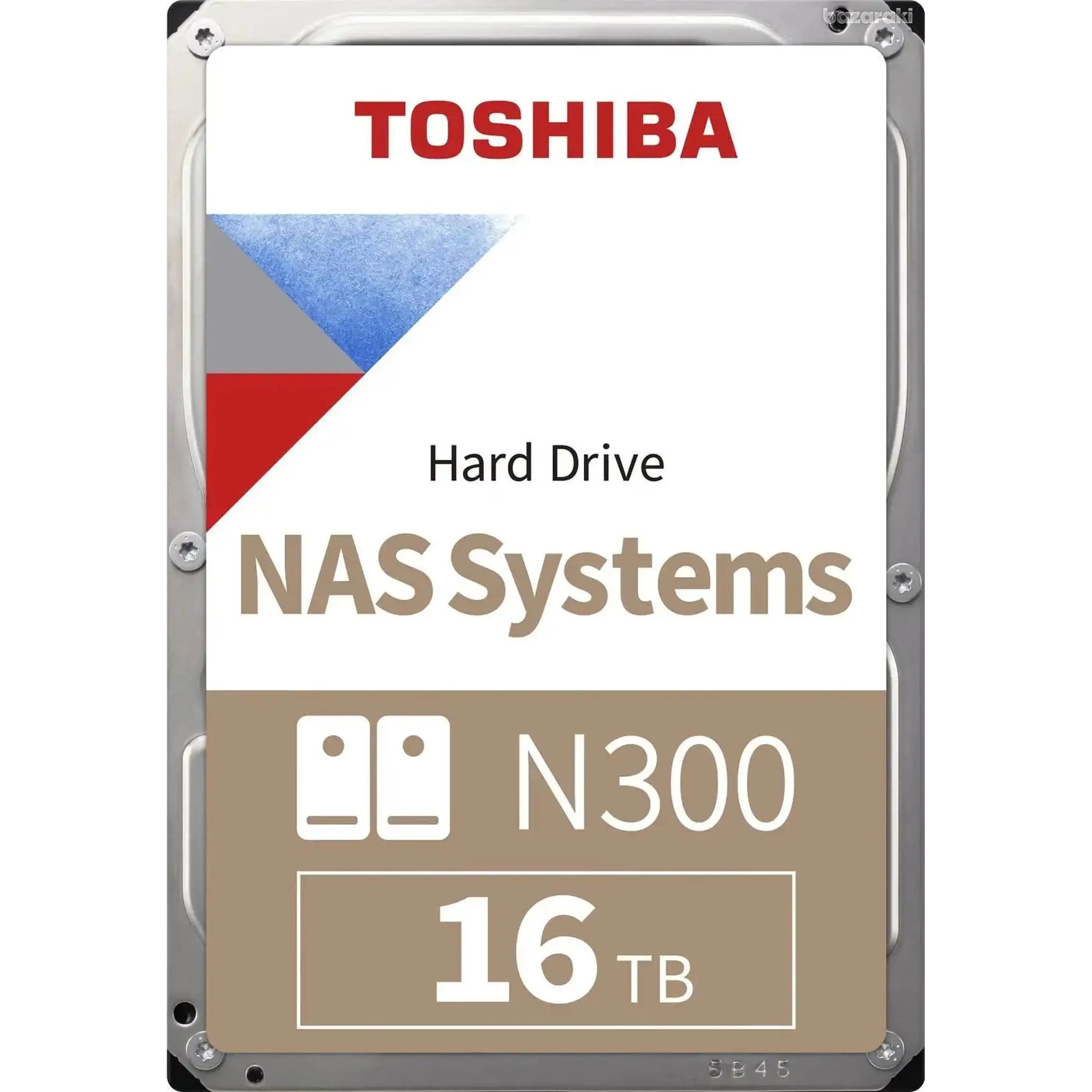 TOSHIBA N300 16TB 7200RPM 1024MB SATA3 6Gbit/sn MN11ACA16TS NAS HDD