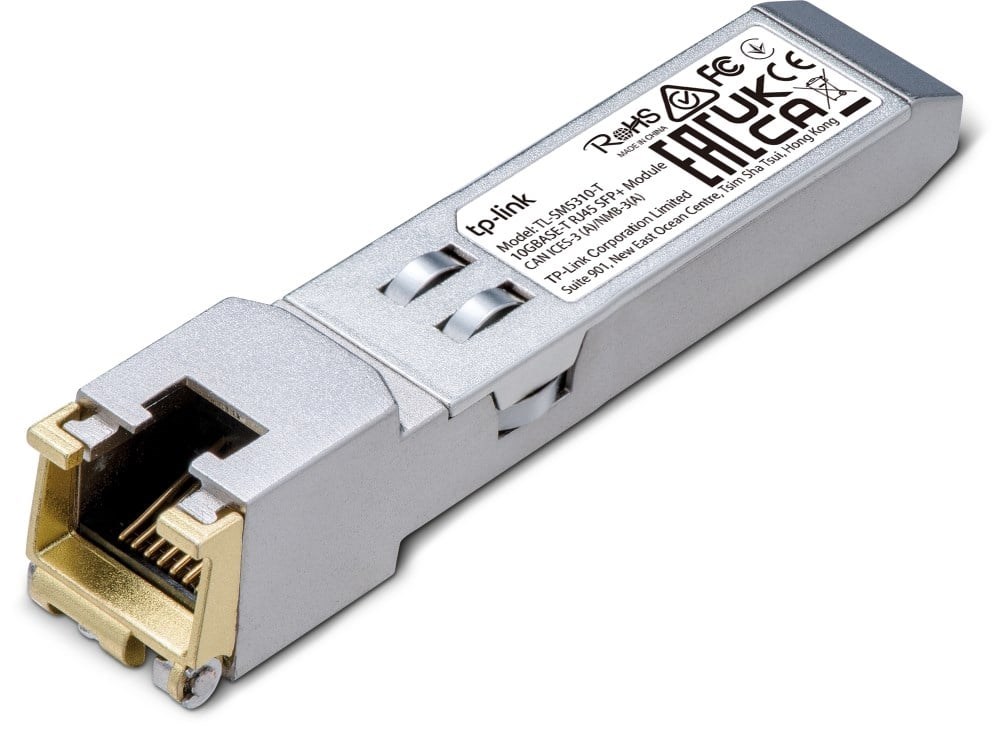 TP-LINBK TL-SM5310-T 10G BASE-T RJ45 SFP+ Bakır Alıcı-Verici (Transceiver) Modülü