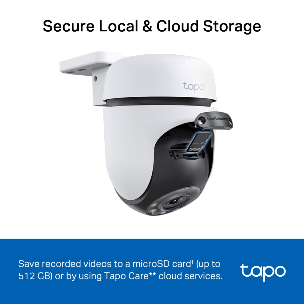 TP-LINK 3MP 4mm  Wıfı Kablosuz Pan-Tilt IP Kamera MC510