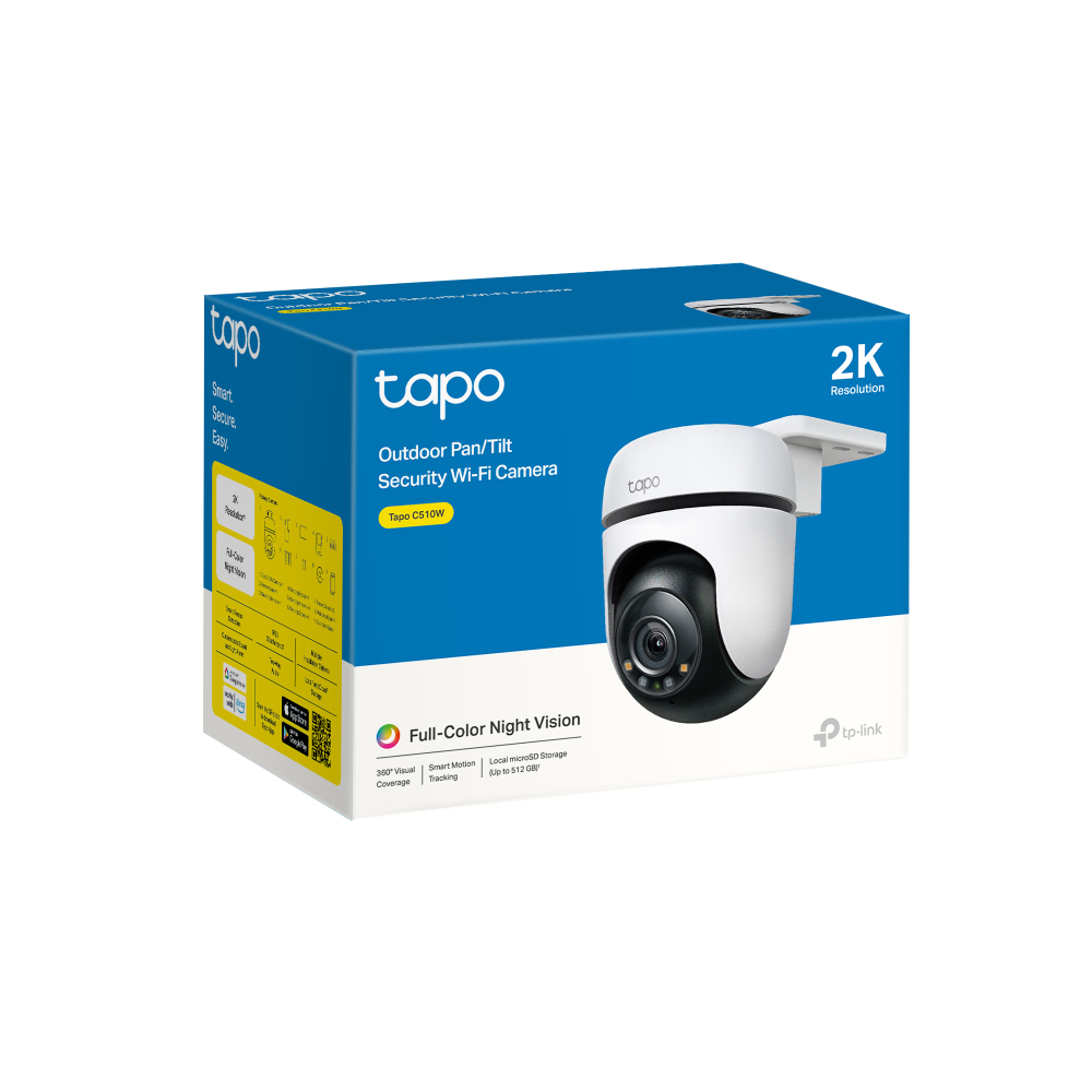 TP-LINK 3MP PTZ Speed Dome Pan-Tilt IP Kamera Tapo C510W