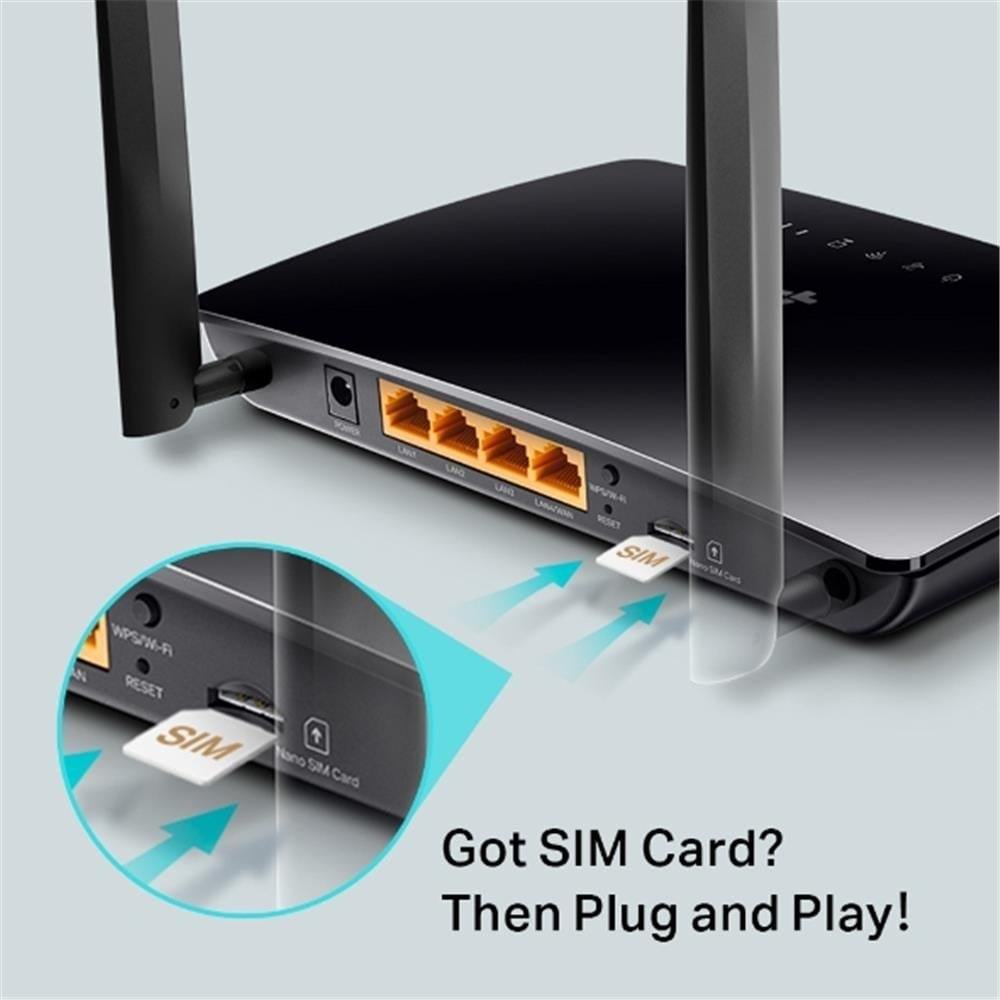TP-Link Archer MR402 AC1200 4G LTE Dual-Band Wı-Fı Router