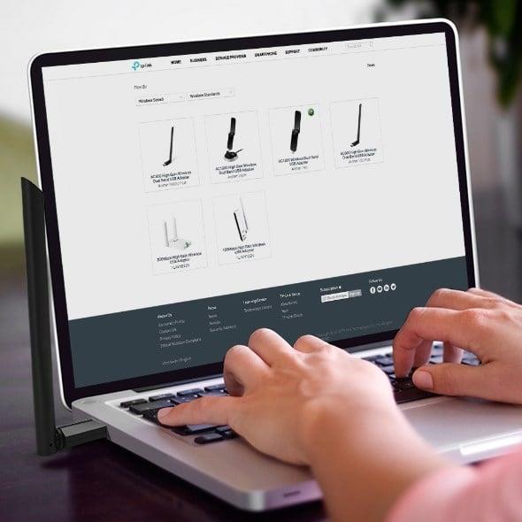 TP-LINK ARCHER T3U PLUS 1300mbps Dual Band USB Kablosuz Adaptör
