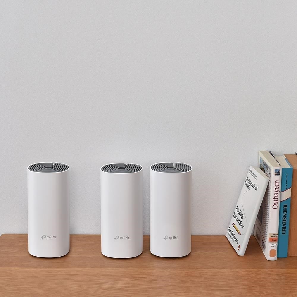 TP-LINK DECO E4-3P WIFI5 AC1200 Dual Band Mesh Router 3-lü set