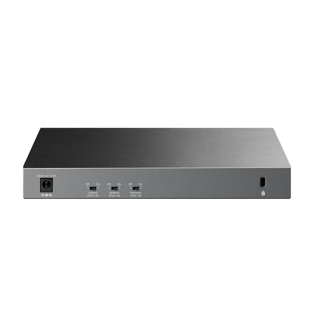 TP-LINK LS1210GP, Green Tech, 8 Port Gigabit, PoE 61W, 1 Port Gigabit Uplink, 1 Port Gigabit SFP, Yönetilemez Masaüstü Switch