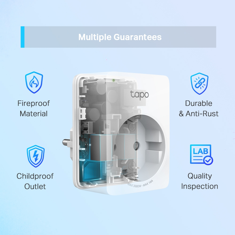 TP-LINK TAPO P110 Mini Akıllı Wi-Fi Priz  1-li paket