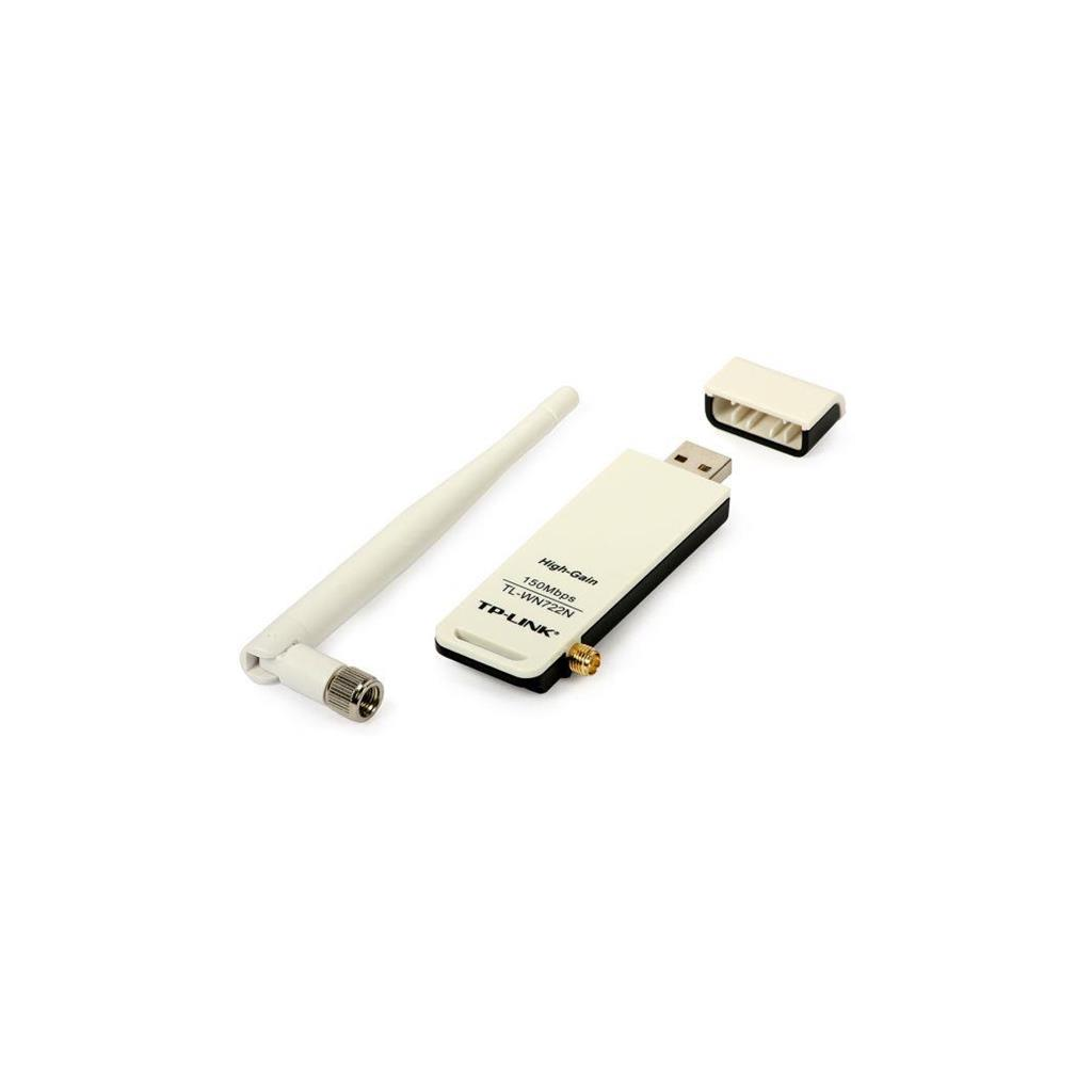 TP-LINK TL-WN722N, 150Mbp, 2.4Ghz, 4dBi Anten, USB2.0, WIRELESS ETHERNET