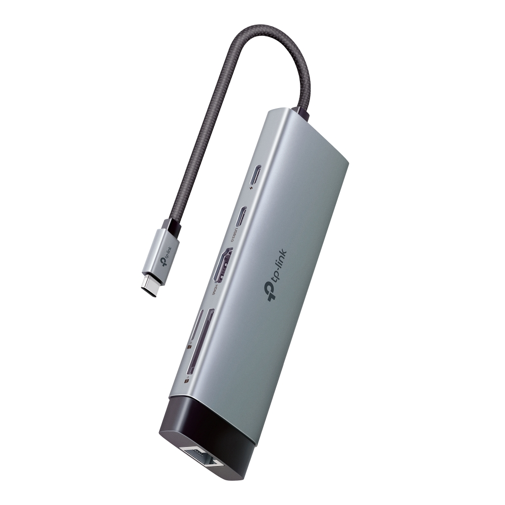 TP-LINK UH9120C USB Type-C 9'u 1 Arada Hub – 4K HDMI, Gigabit Ethernet, USB 3.0, SD/microSD Kart Okuyucu, 100W PD