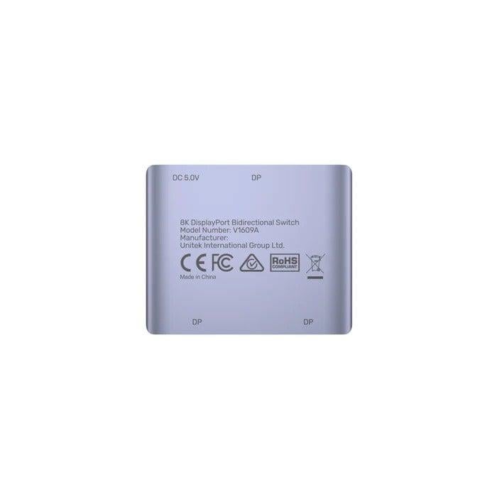 UNITEK 8K DISPLAYPORT ÇİFT YÖNLÜ SWITCH (V1609A)