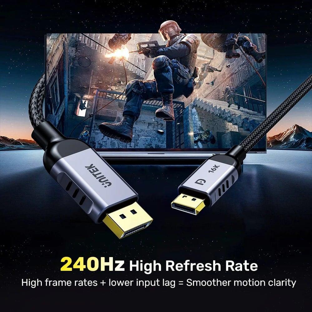 UNITEK DISPLAY PORT 2.1 KABLO 2MT 16K (C1626GY01-2M)