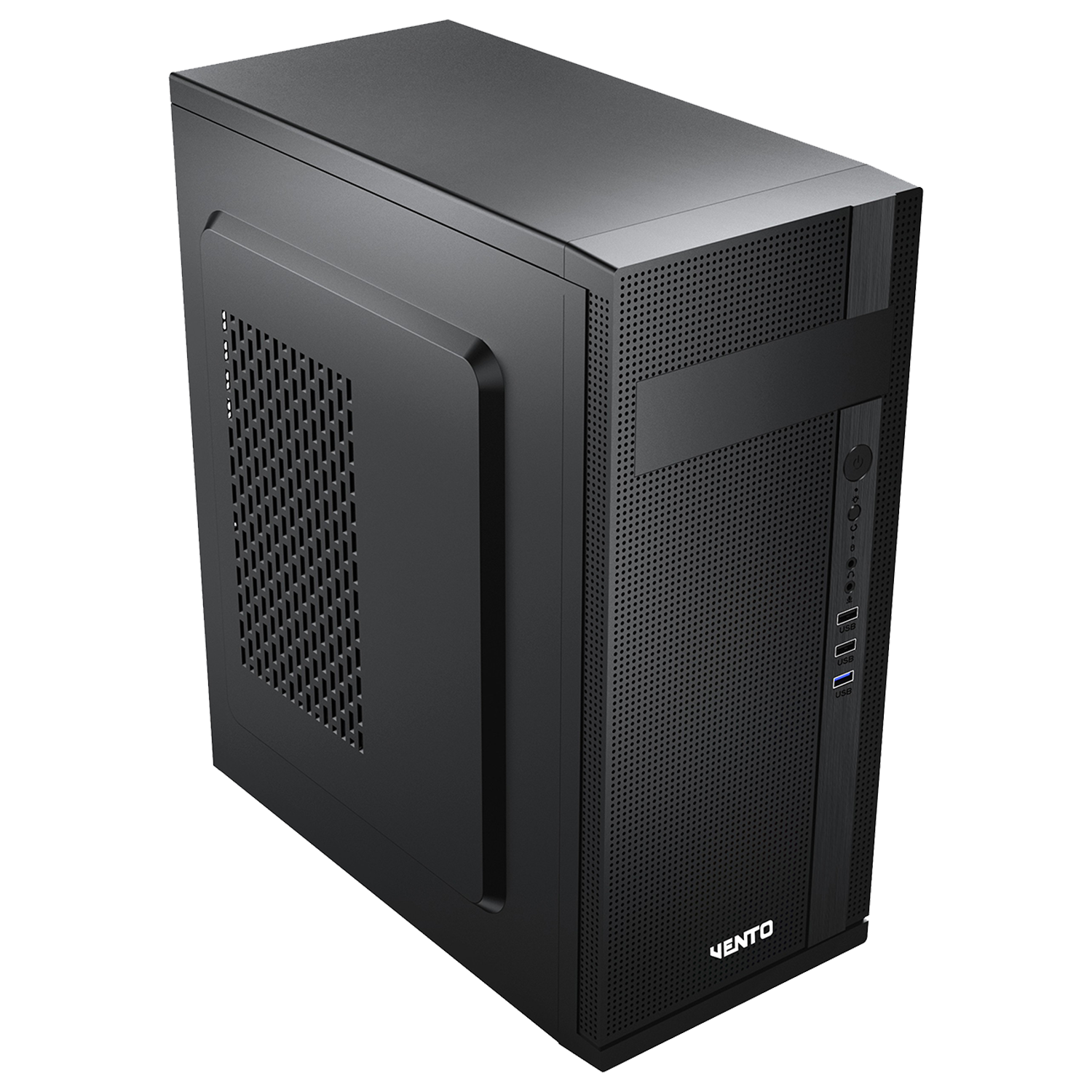 VENTO 400W VS115F Standart Mid-Tower PC Kasası Siyah