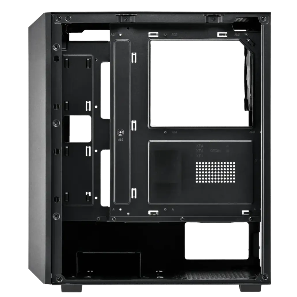 VENTO VG3400S Mid Tower, 650W 80+ Siyah, Temperli Cam, RGB, ATX GAMING KASA