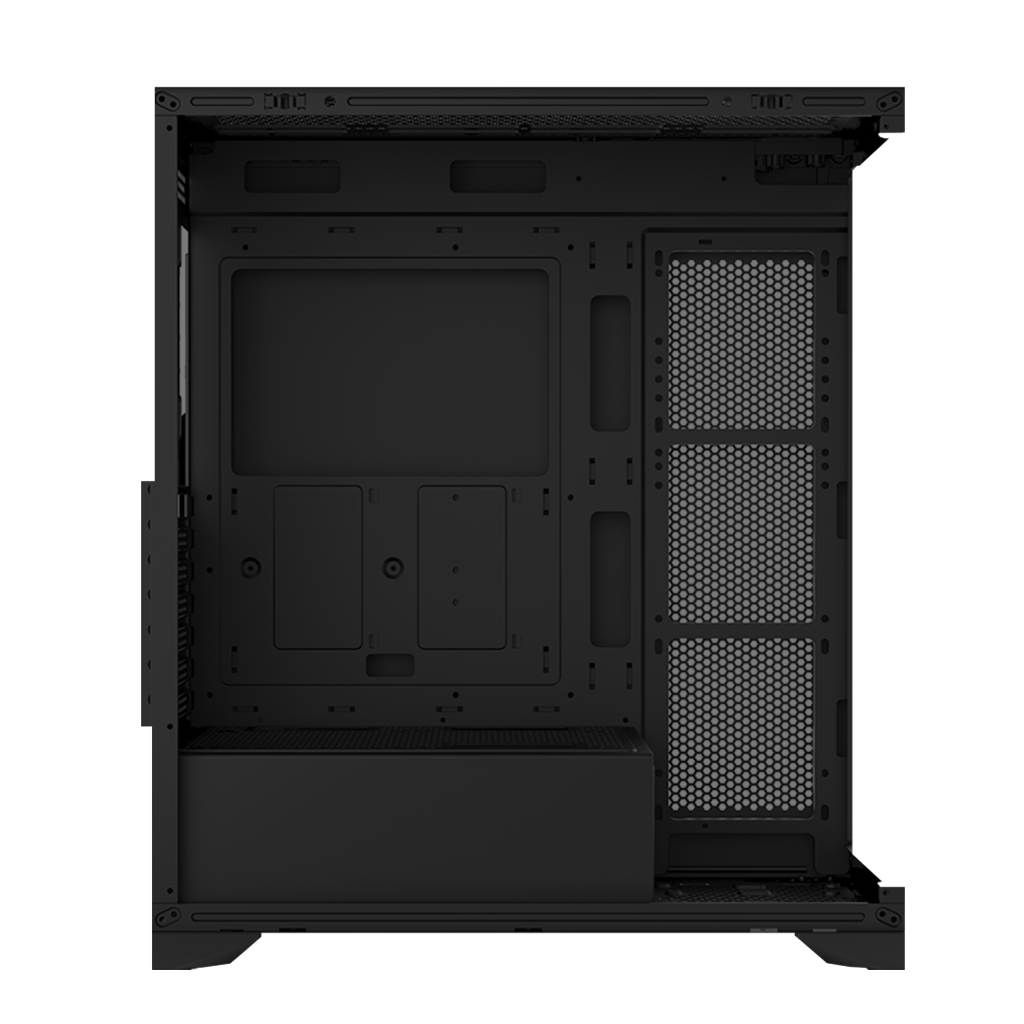 VENTO VG4202FLA ATX Tower, 750W 80+ Siyah,  Temperli Cam, RGB, Mesh, ATX GAMING KASA