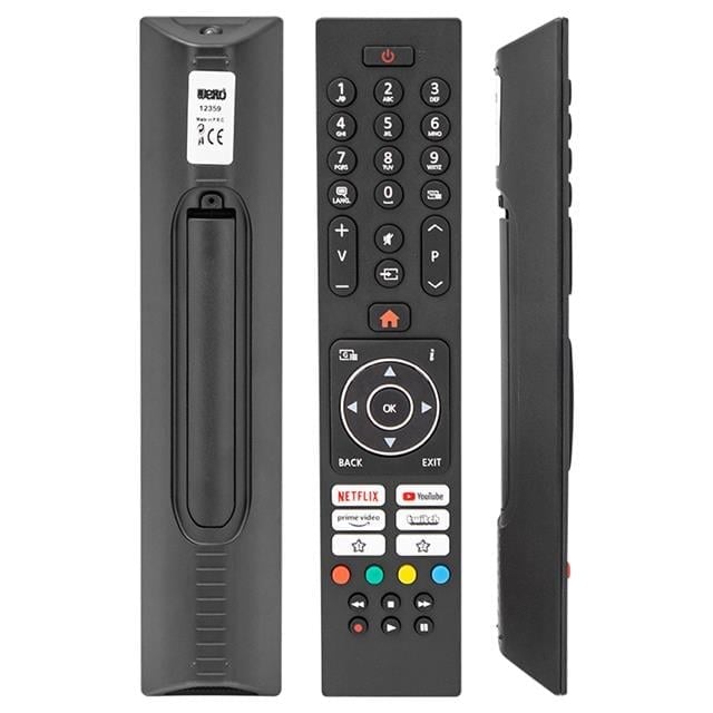 Vestel 43135P - Regal 49R7540U - Hitachi RC0382-4803230516 - Toshiba Netflix-Prime Video-Youtube-Twitch Tuşlu Lcd-Led Tv Kumandası