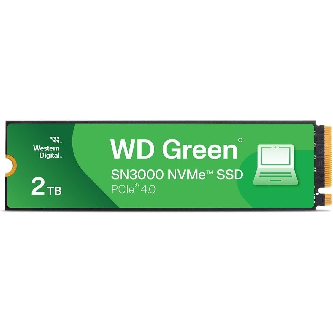 WD GREEN SN3000 2TB 5000/4200MB/s 2280 PCIe 4.0 NVME SSD WDS200T4G0E