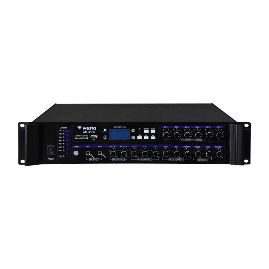 WESTA WM-2250U 250W MIXER AMFI