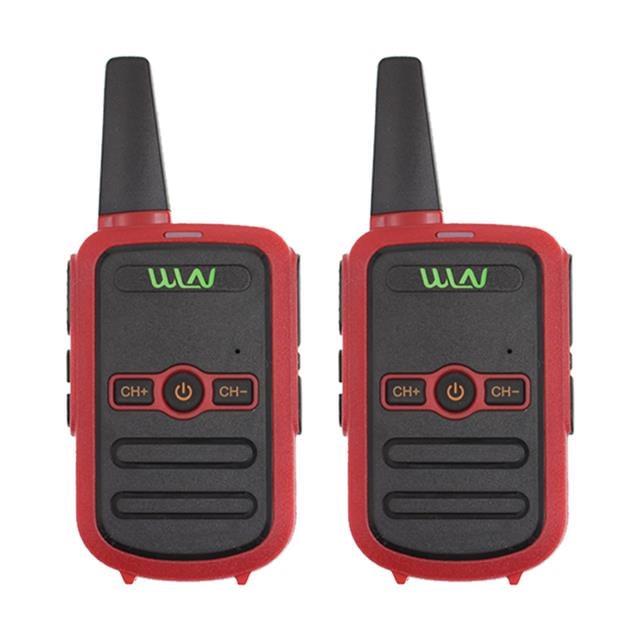 Wln KD-C51 16 Kanal 3-5 Km Kırmızı Kasa İkili Telsiz (Şarj Aleti Dahil)