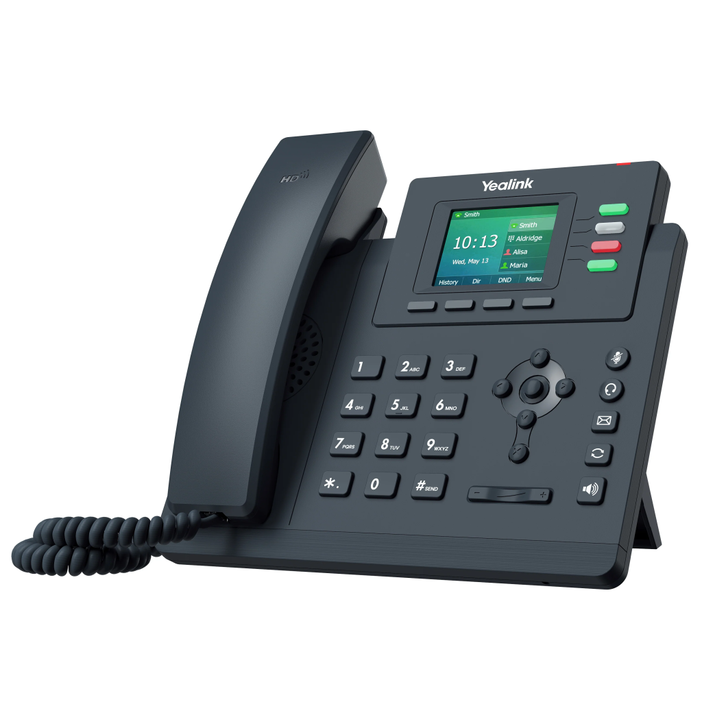 YEALINK SIP-T33G, Masaüstü, Kablolu IP TELEFON, Siyah, 2.4