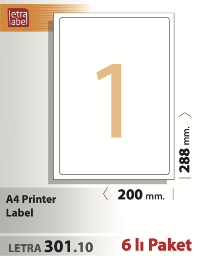 LETRA 301.10 (6 lı )