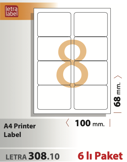 LETRA 308.10 ( 6 lı )