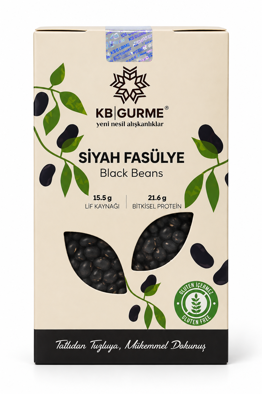 Glutensiz Siyah Fasulye 500gr KB Gurme