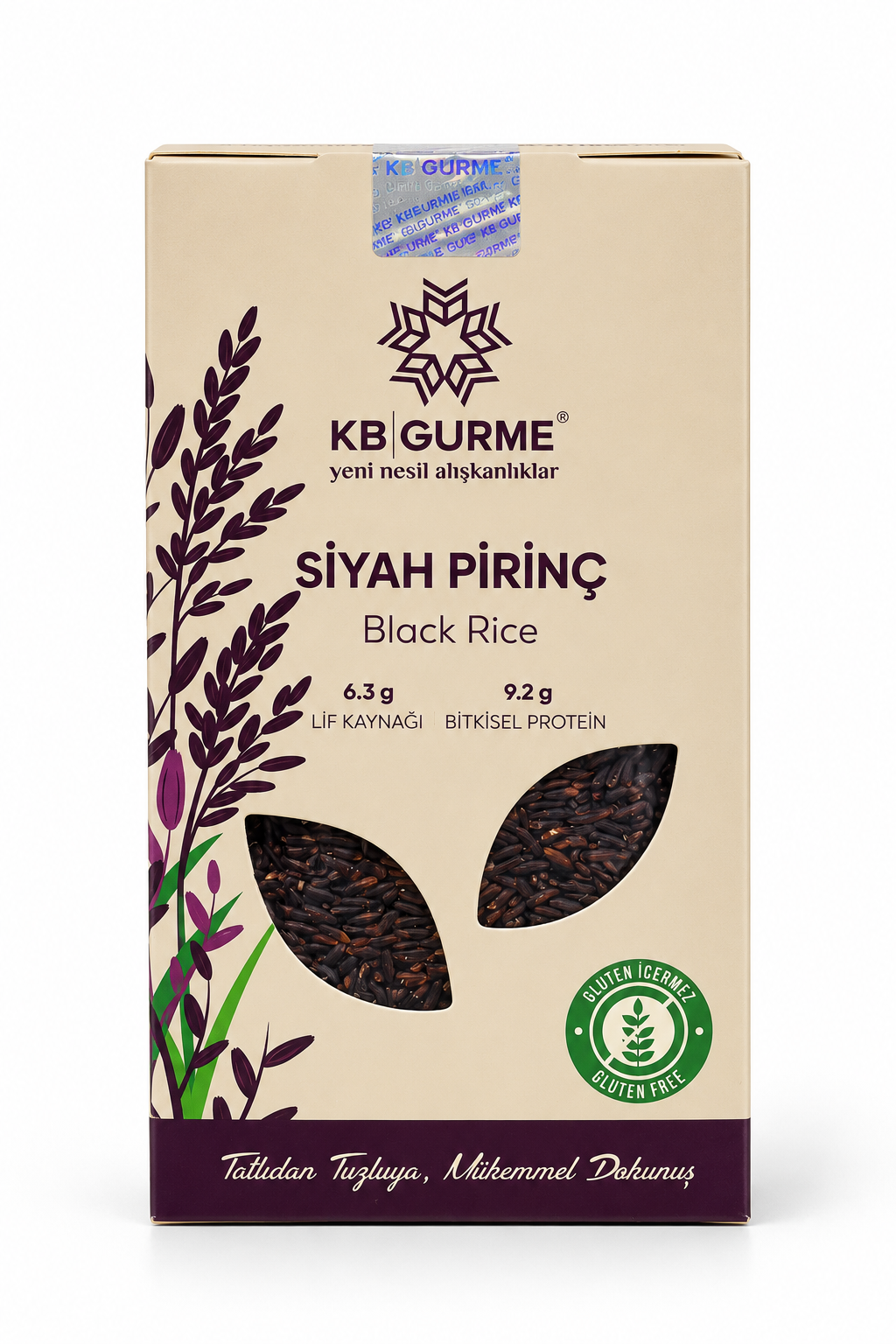 Glutensiz Siyah Pirinç 500gr KB Gurme
