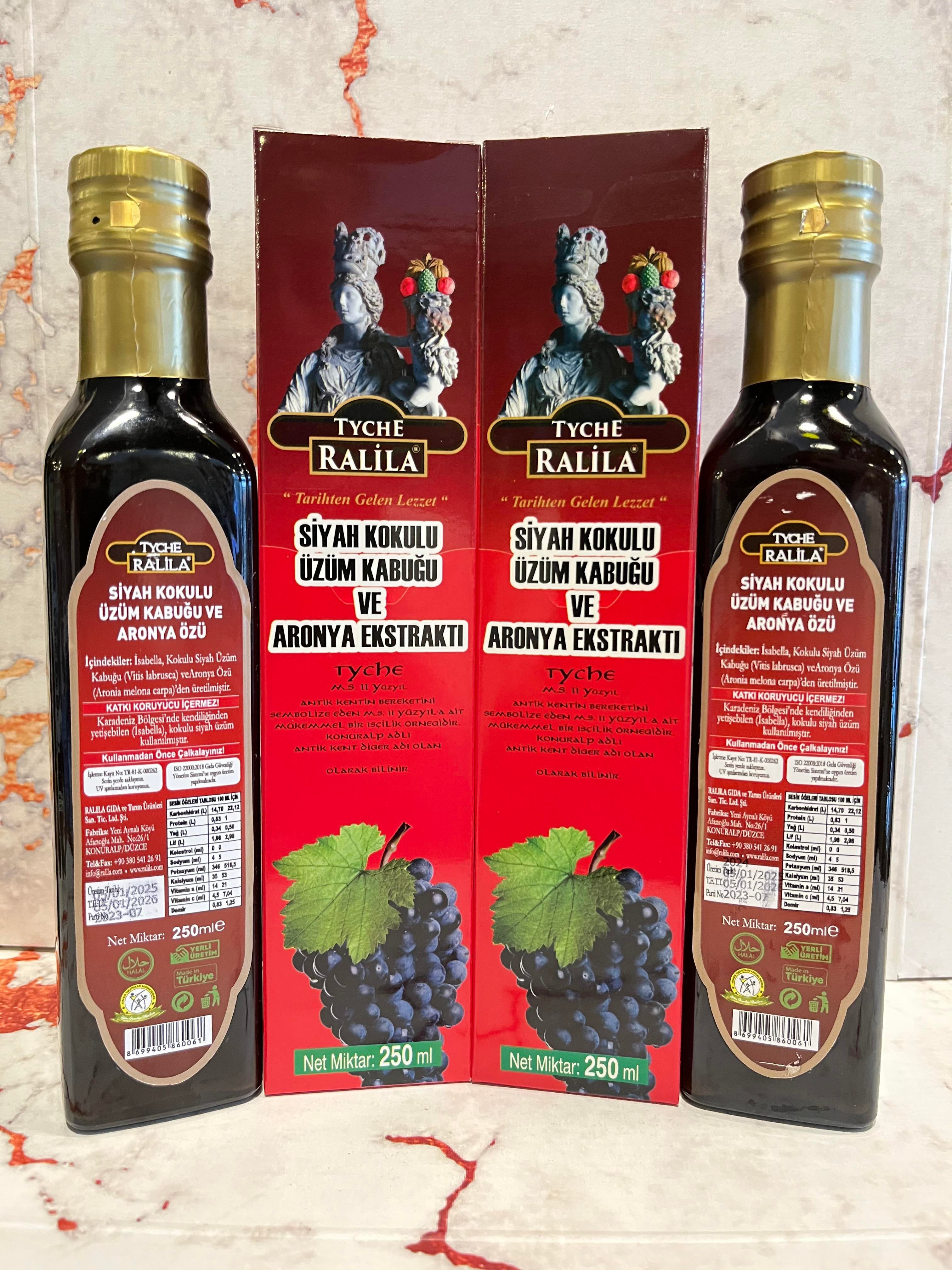 Kokulu Üzüm Kabuğu Ve Aronya Ekstraktı 250Ml X 2AdetRalila