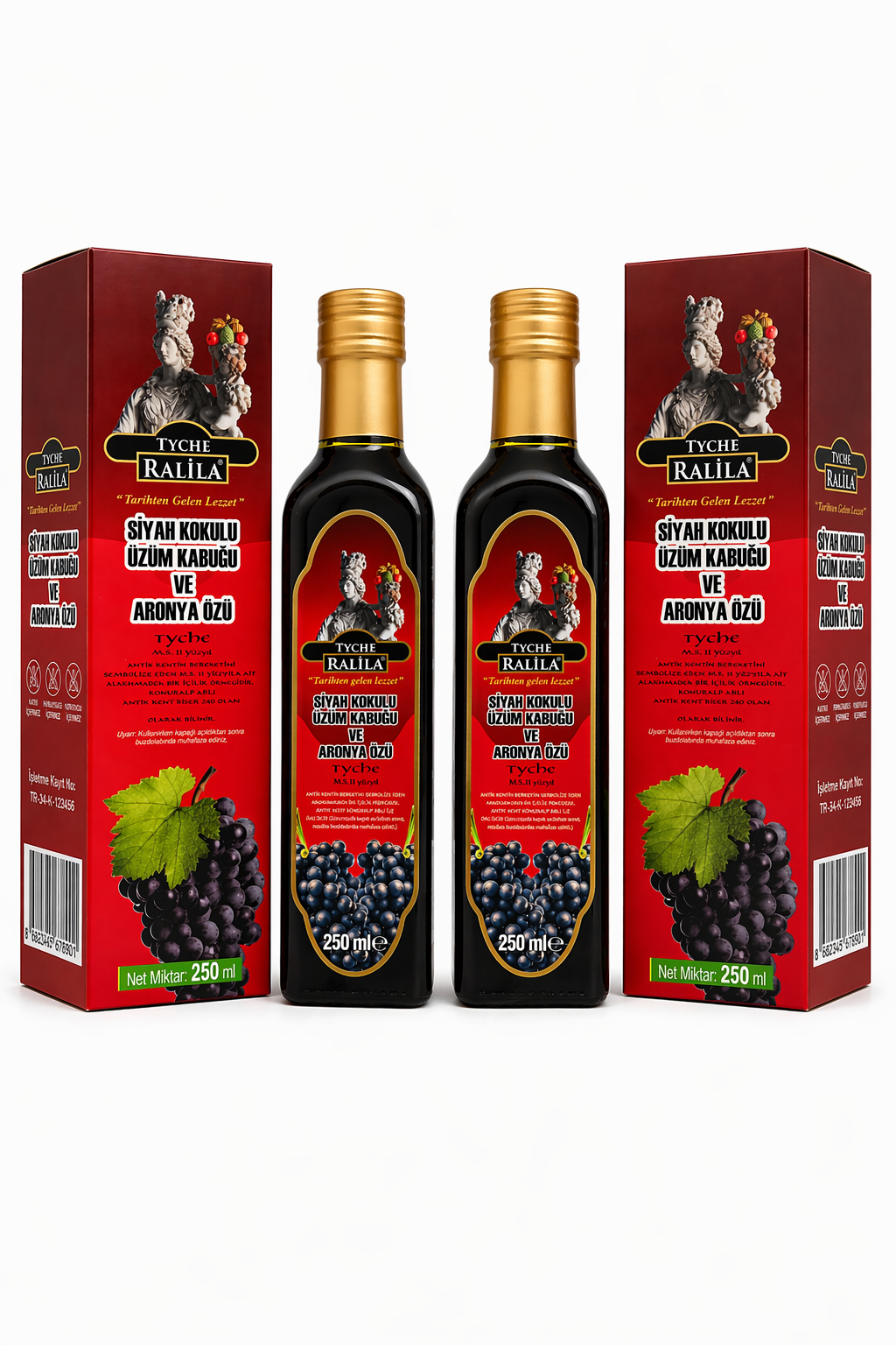 Kokulu Üzüm Kabuğu Ve Aronya Ekstraktı 250Ml X 2AdetRalila