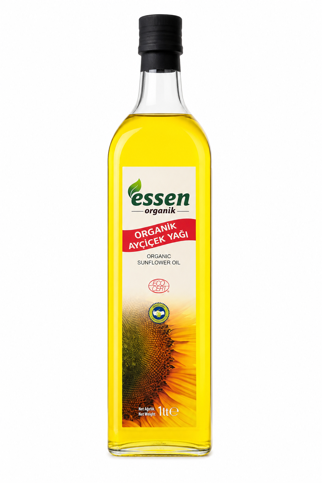 Organik Ayçiçek Yağı 1000Ml Essen