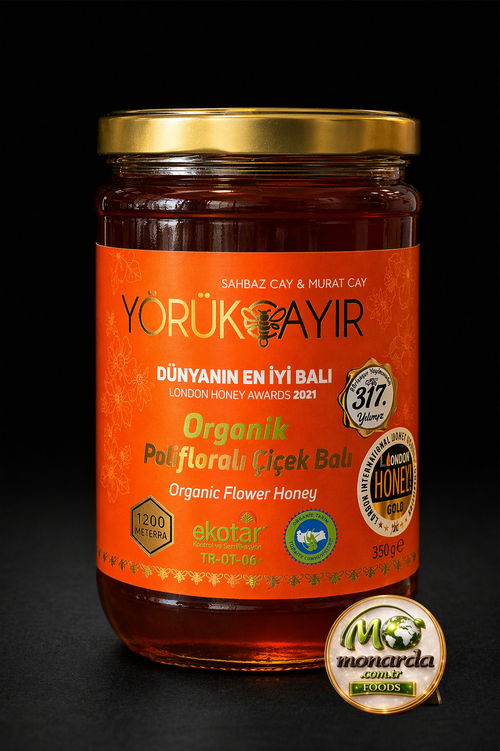 Organik Çiçek Balı Şahbaz Çay 850gr Yörükçayır