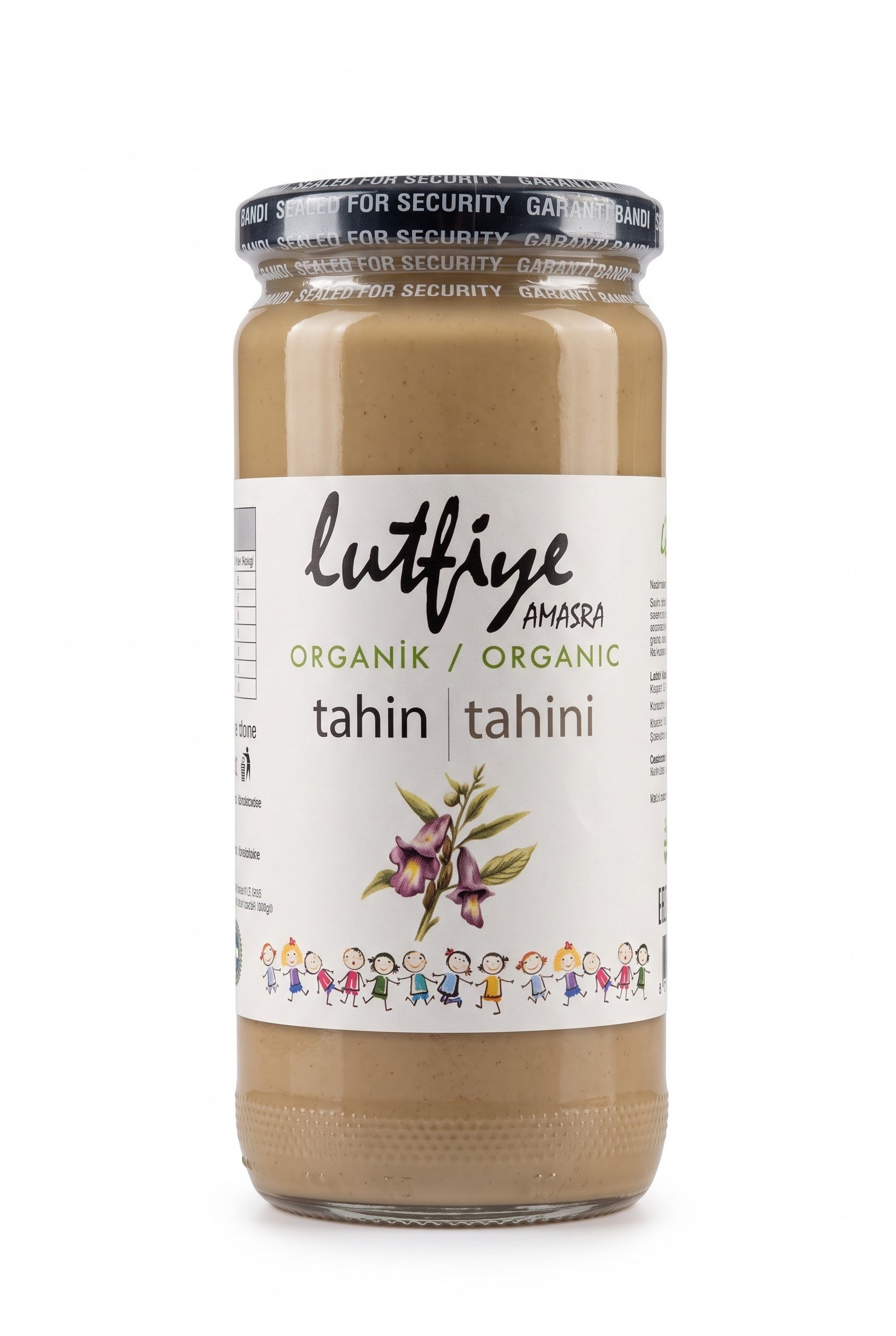Organik Çiğ Tahin 460gr Lütfiye