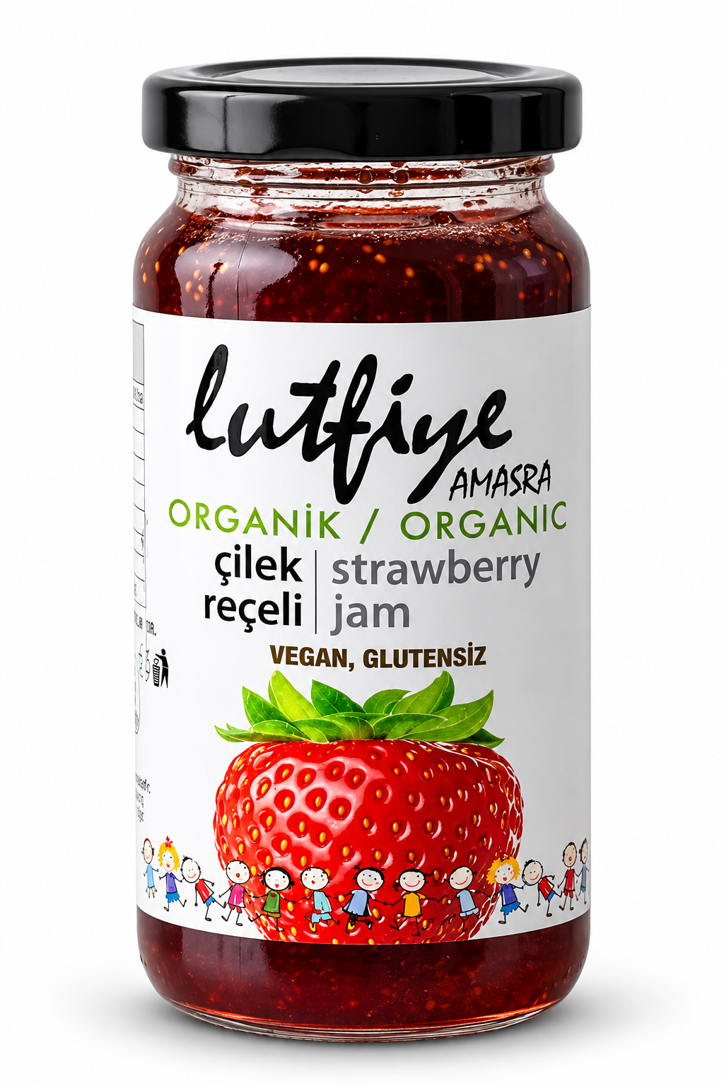 Organik Çilek Reçeli 280 gr Lütfiye