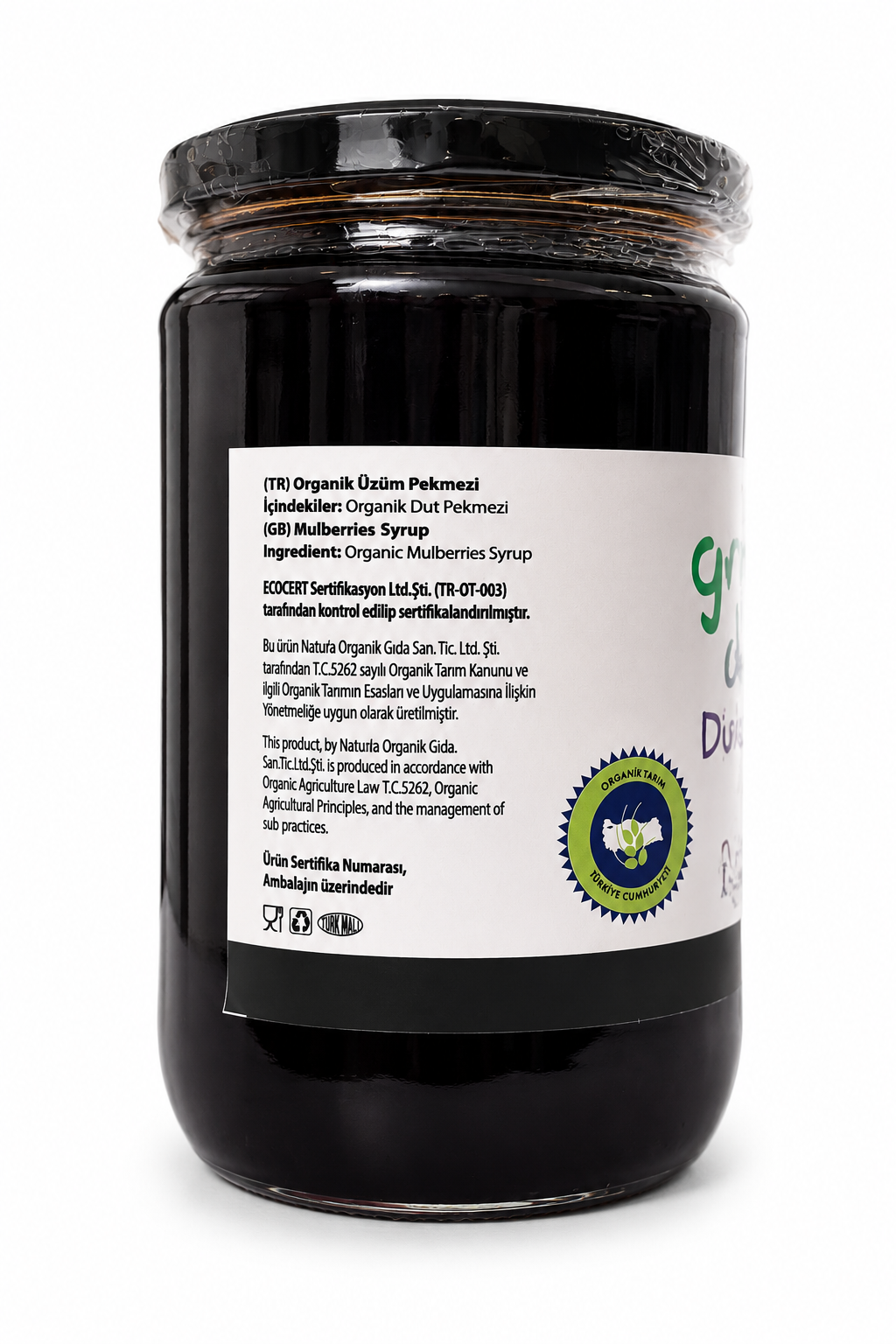 Organik Dut Pekmezi 850gr Grünn