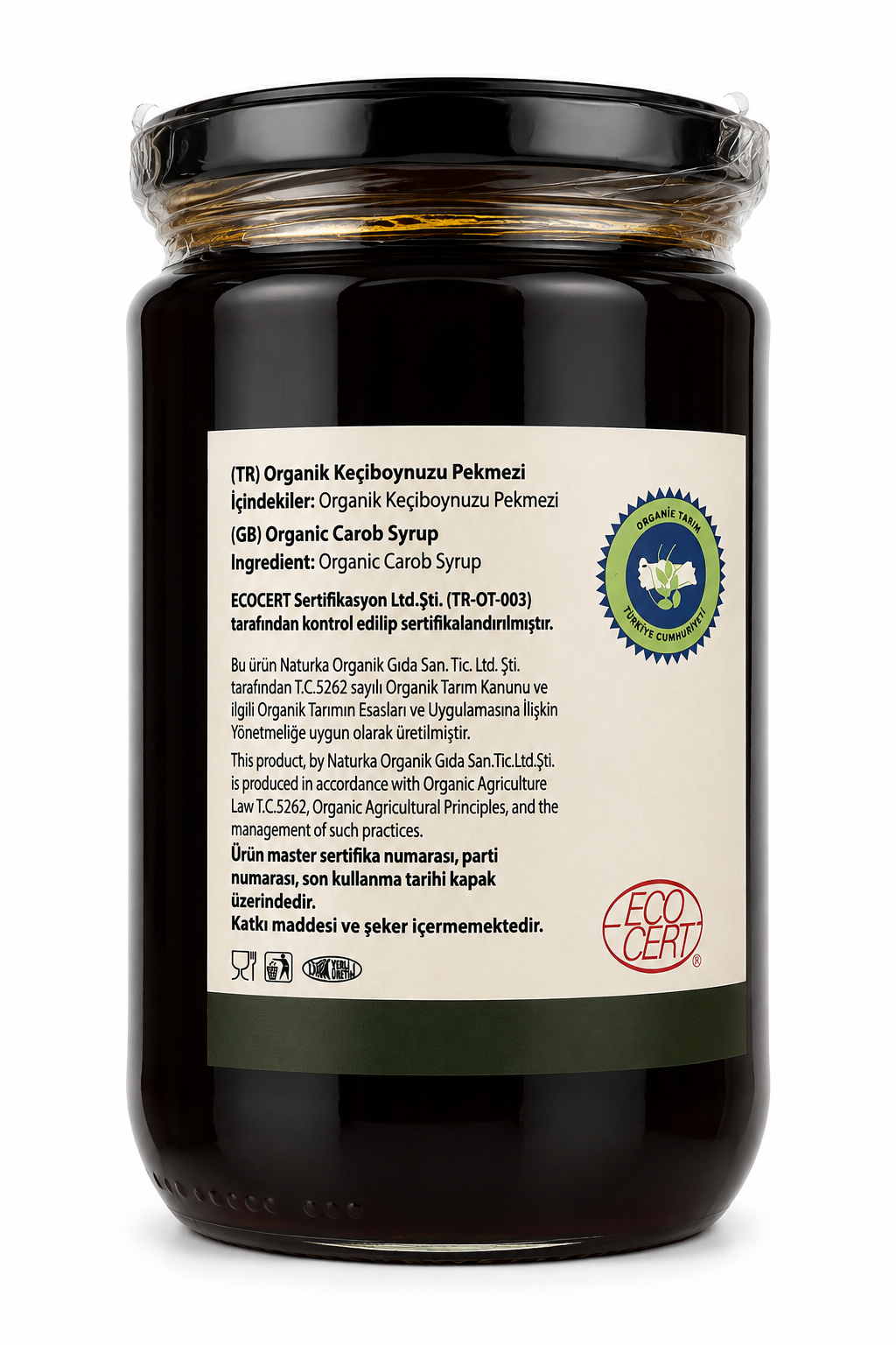 Organik Keçiboynuzu Pekmezi 850gr Grünn