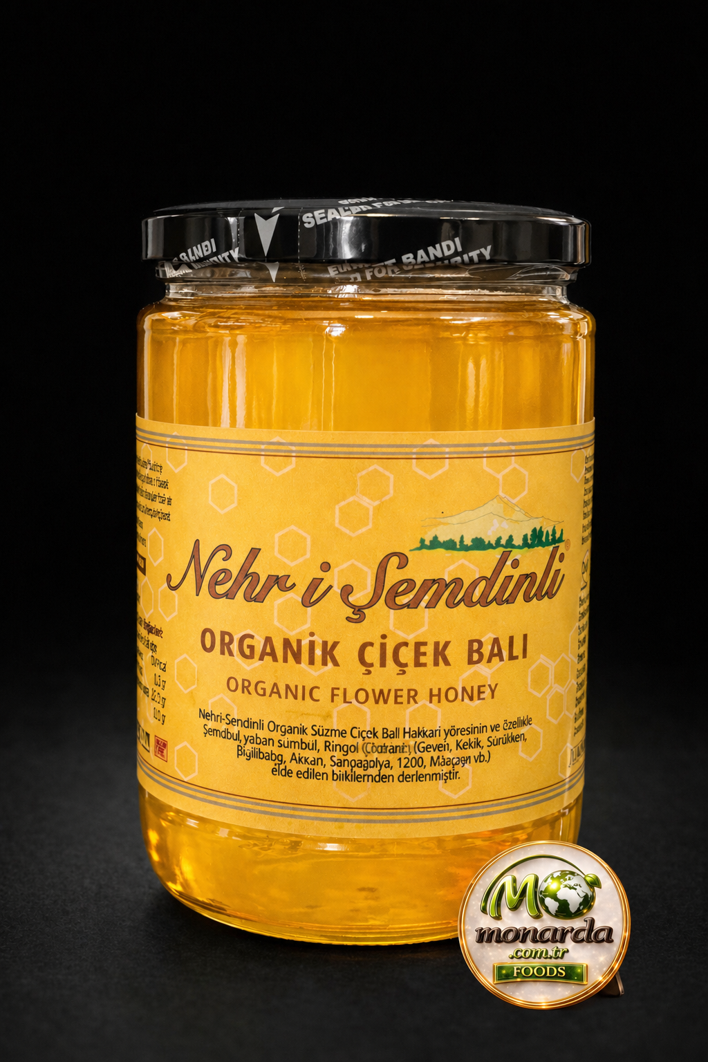 Organik Poliflora Çiçek Balı 780gr Nehri Şemdinli