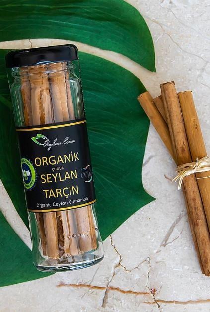 Organik Seylan Çubuk Tarçın 25 gr Ayhan Ercan (Seylon)
