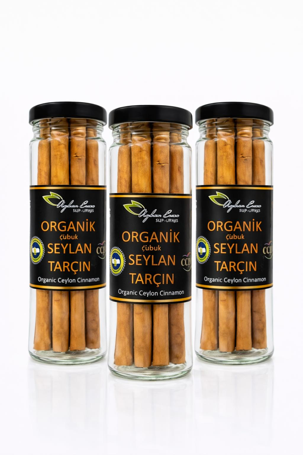 Organik Seylan Çubuk Tarçın 3X25gr Ayhan Ercan (Seylon)