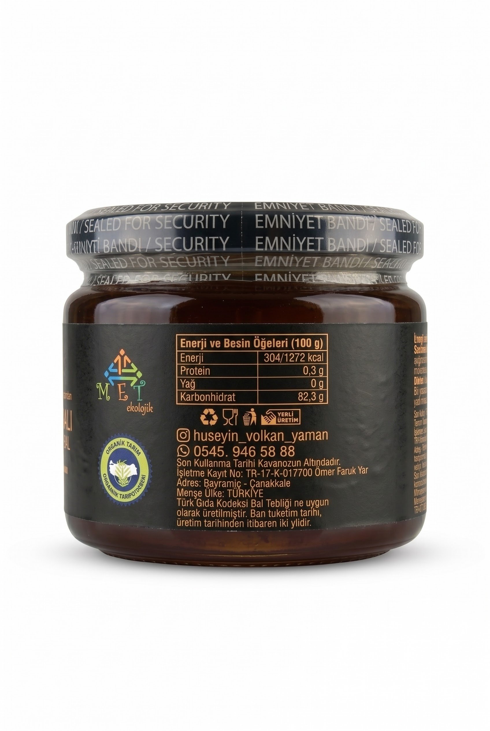 Organik Sır Balı 400gr Kaz Dağları
