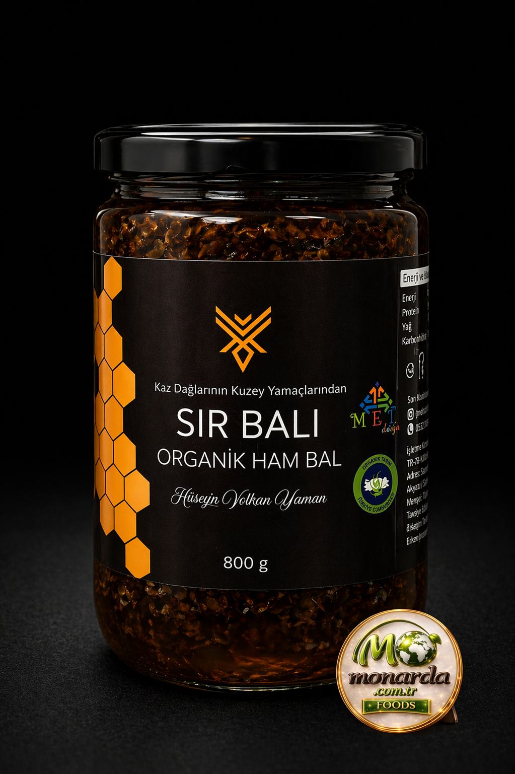 Organik Sır Balı 800gr Kaz Dağları