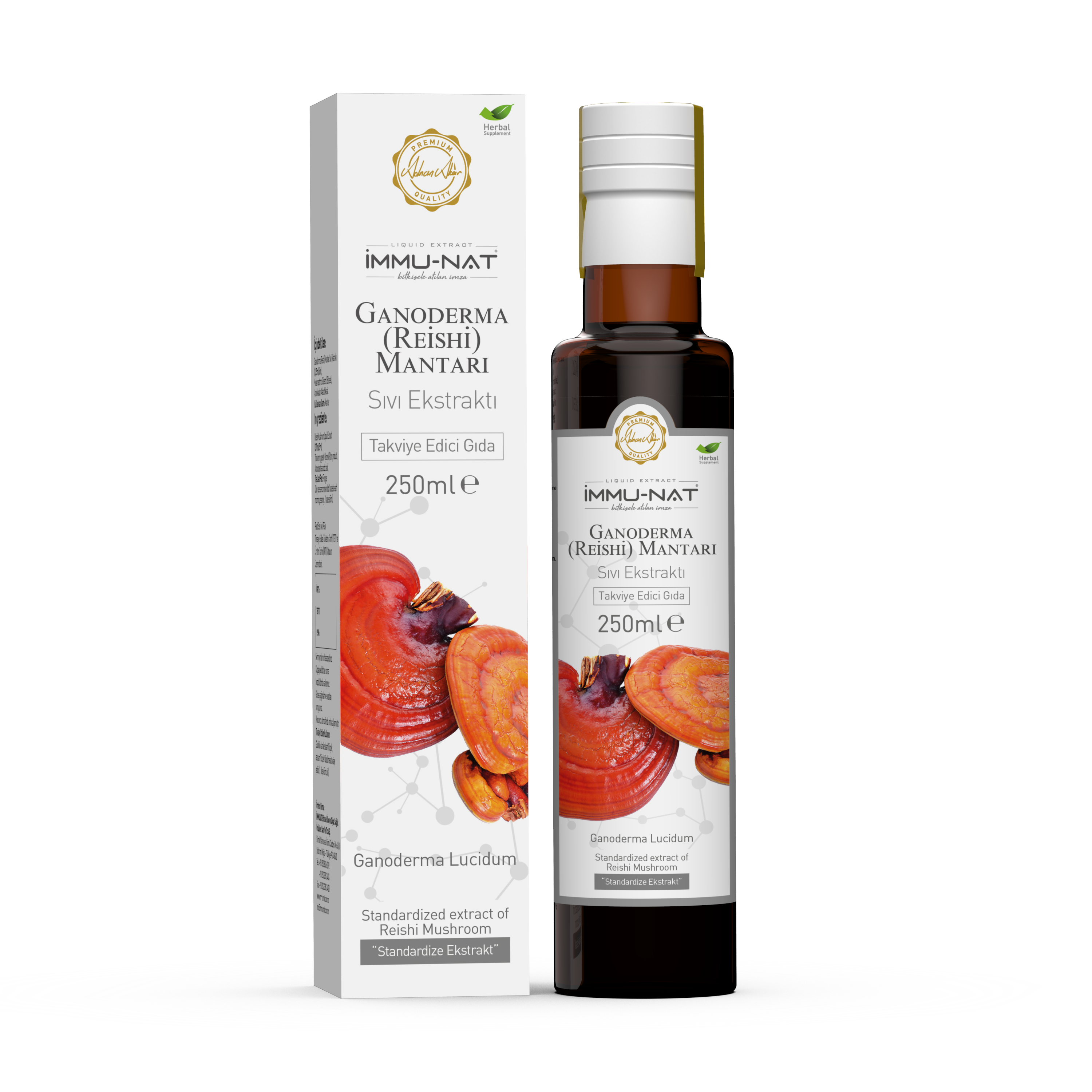 Reishi Mantarı Ekstraktı 250 Ml İmmunat