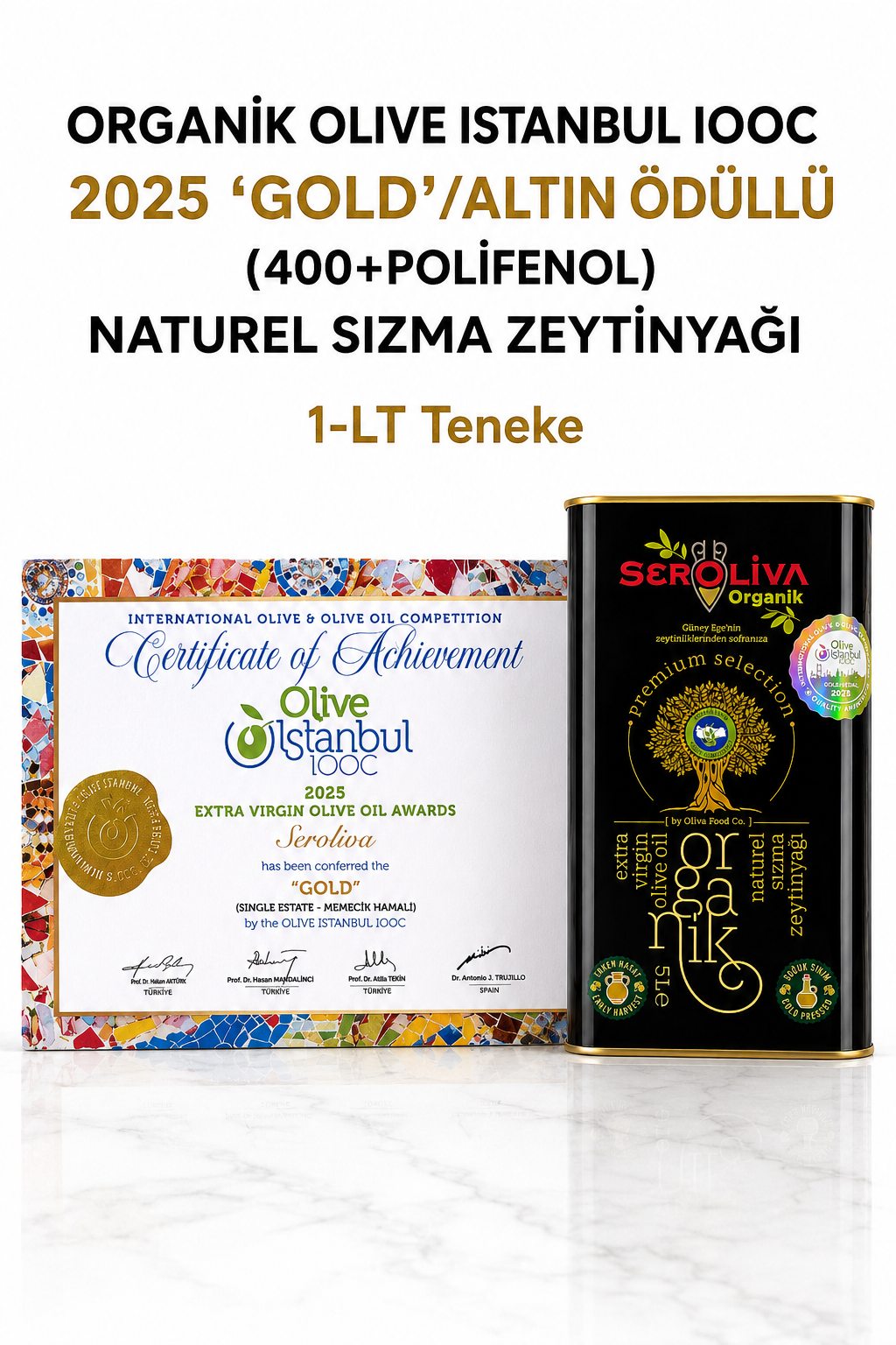 Seroliva Organik 2025 GOLD/ALTIN Ödüllü 1LT 